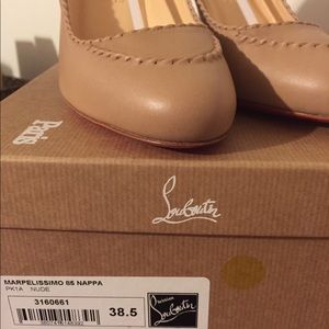 Christian Louboutin NIB Marpelissimo 38.5 85mm